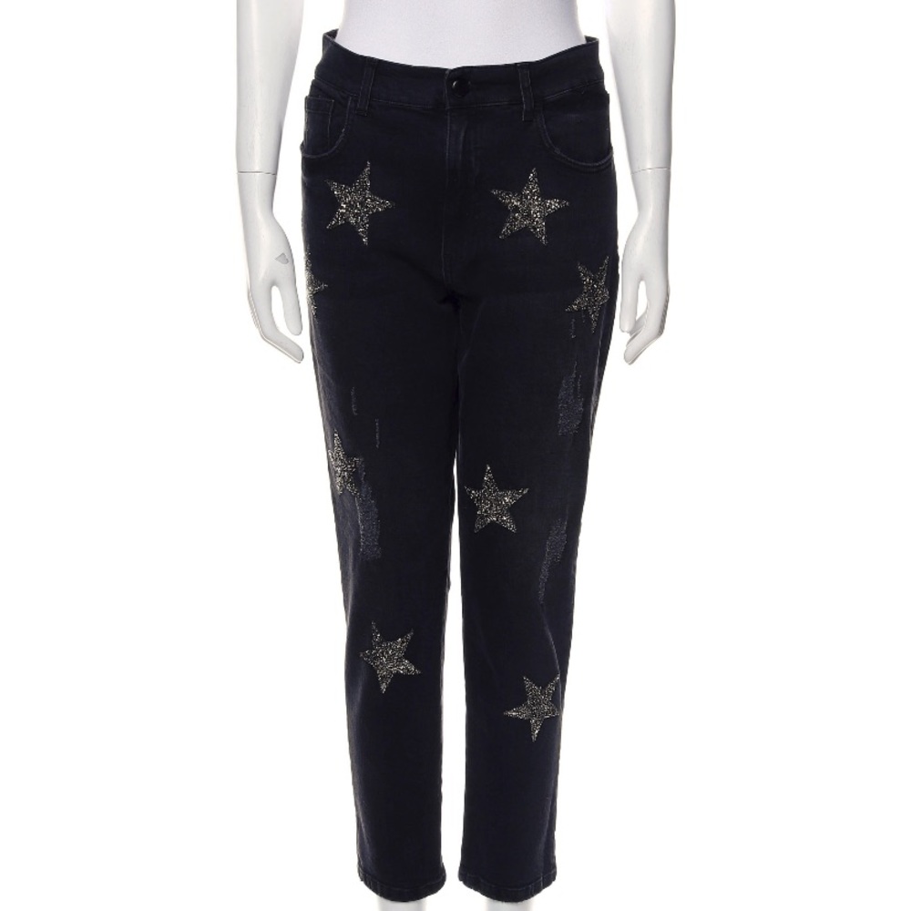History Repeats black jeans embellished with stars